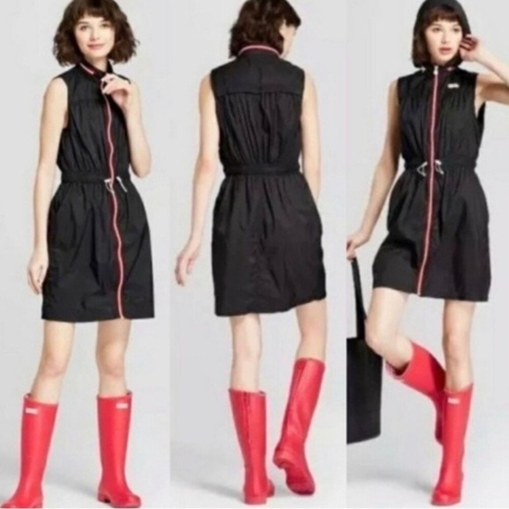 Hunter Target limited edition black dress with red trimming